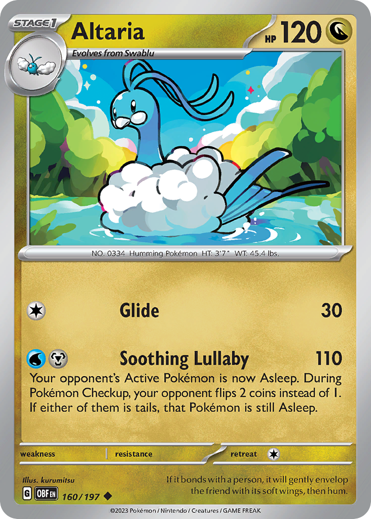 Altaria - 160/197 Obsidian Flames