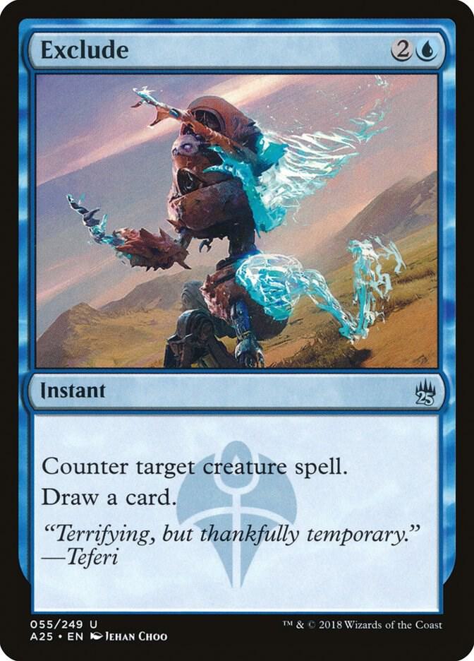 Exclude [Masters 25] 55