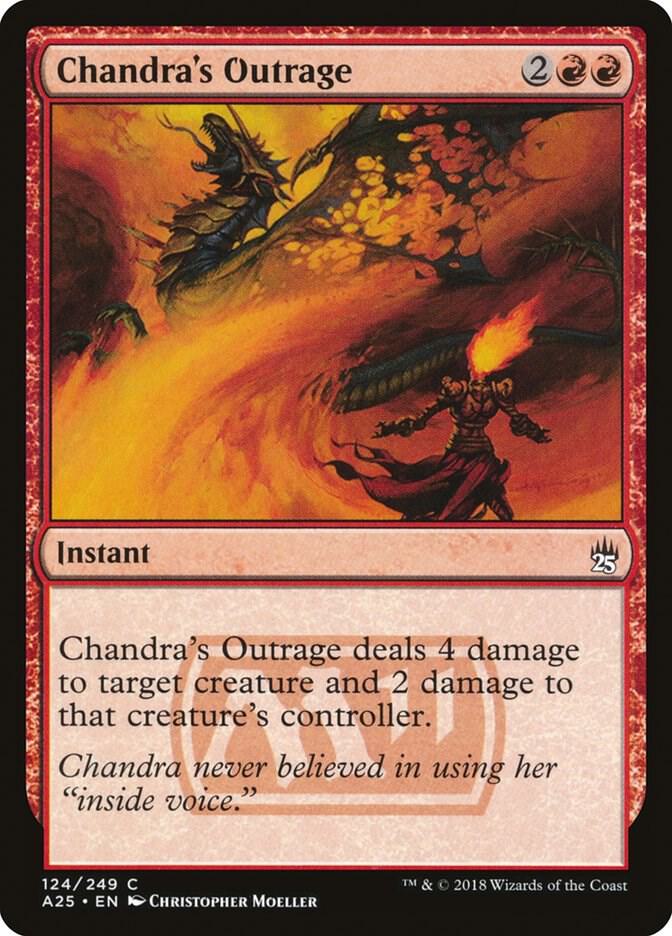 Chandra's Outrage [Masters 25] 124