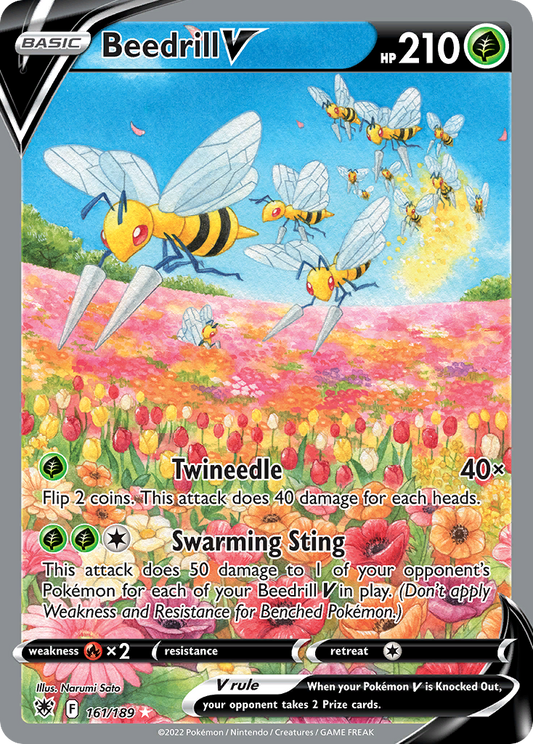 Beedrill V - 161/189 Astral Radiance