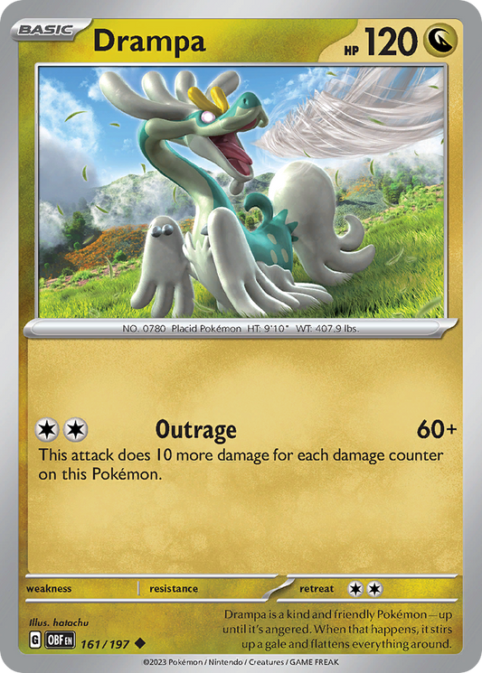 Drampa - 161/197 Obsidian Flames