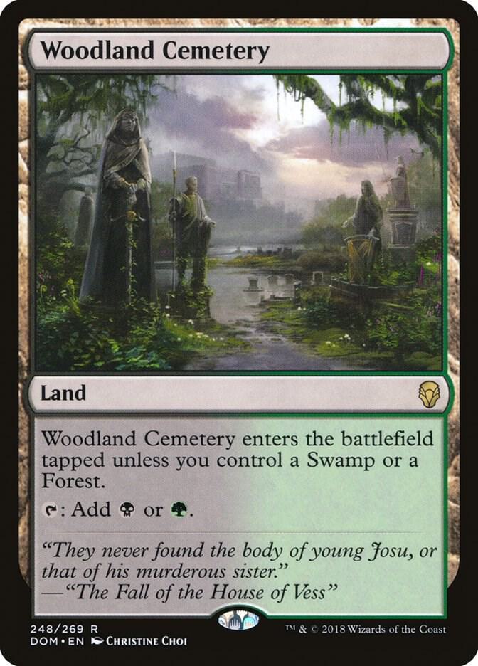 Woodland Cemetery [Dominaria] 248