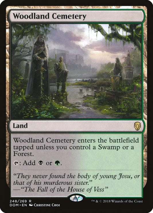 Woodland Cemetery [Dominaria] 248