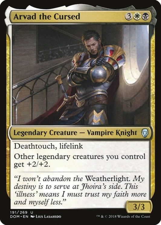 Arvad the Cursed [Dominaria] 191