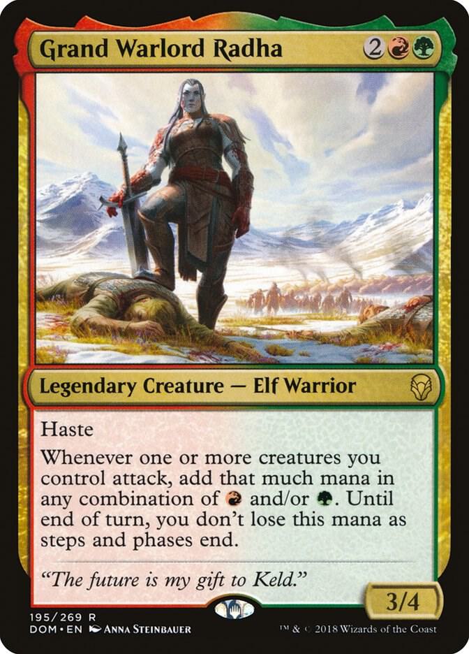 Grand Warlord Radha [Dominaria] 195