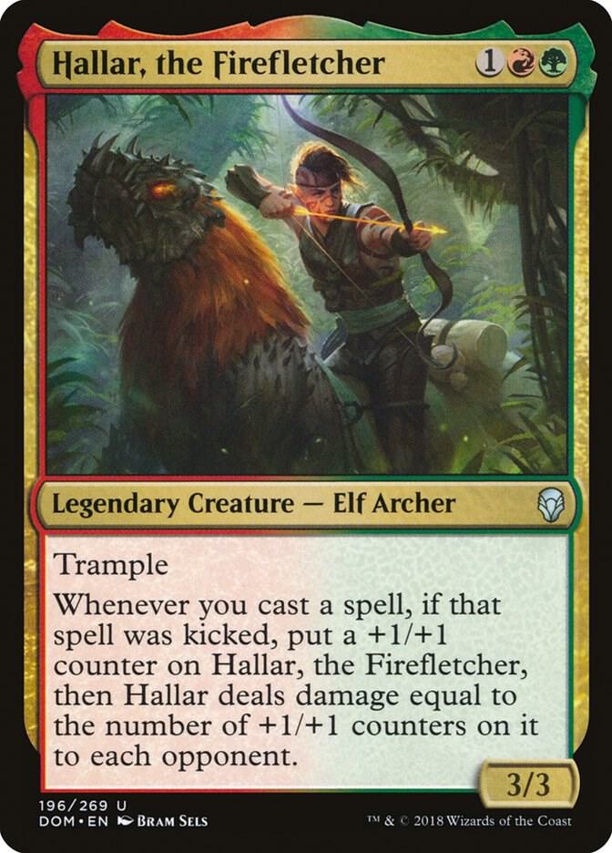 Hallar, the Firefletcher [Dominaria] 196