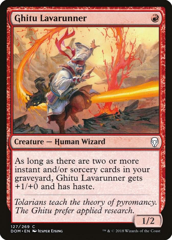 Ghitu Lavarunner [Dominaria] 127