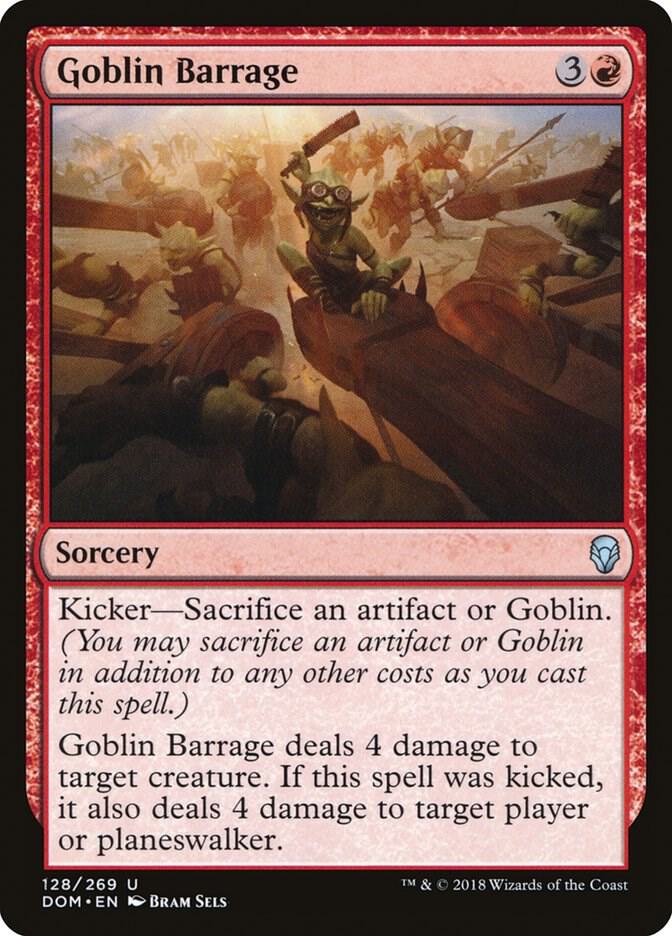Goblin Barrage [Dominaria] 128