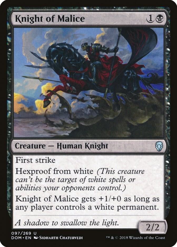 Knight of Malice [Dominaria] 97