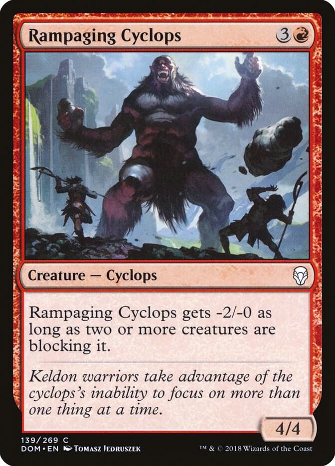 Rampaging Cyclops [Dominaria] 139