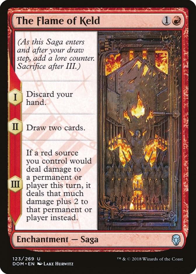 The Flame of Keld [Dominaria] 123
