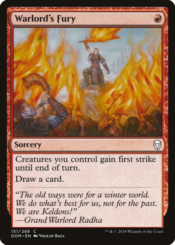 Warlord's Fury [Dominaria] 151