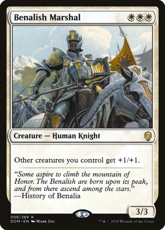 Benalish Marshal [Dominaria] 6