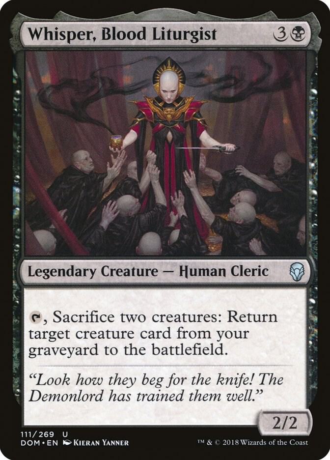 Whisper, Blood Liturgist [Dominaria] 111