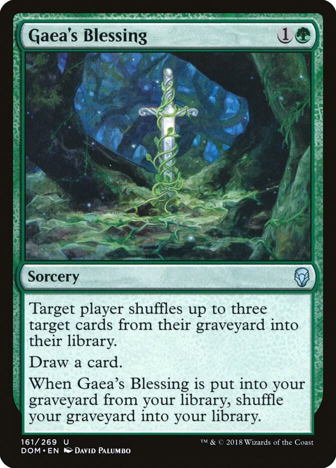 Gaea's Blessing [Dominaria] 161