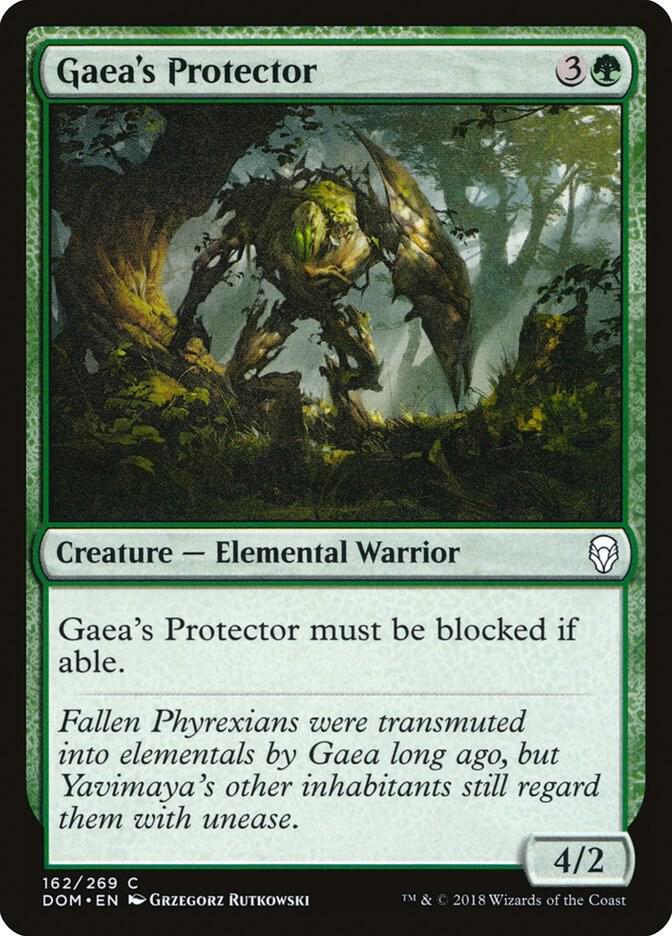 Gaea's Protector [Dominaria] 162