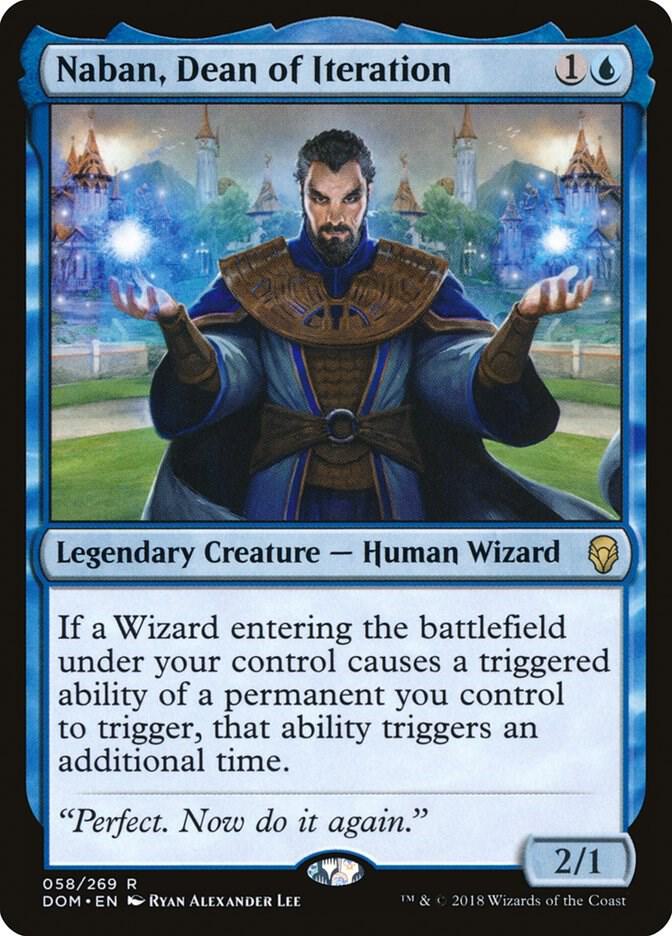 Naban, Dean of Iteration [Dominaria] 58