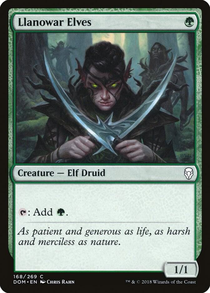 Llanowar Elves [Dominaria] 168