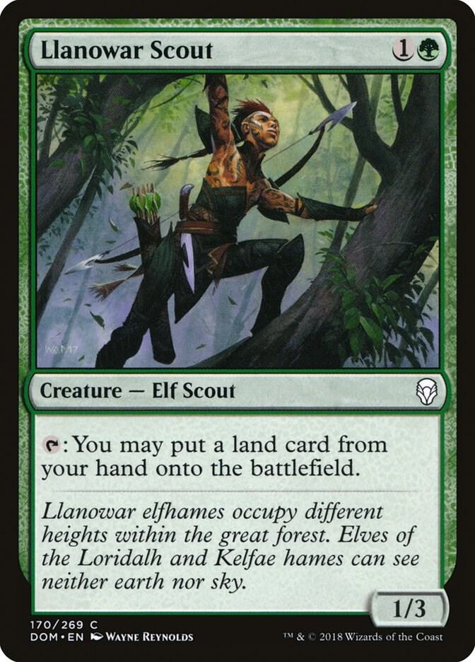 Llanowar Scout [Dominaria] 170