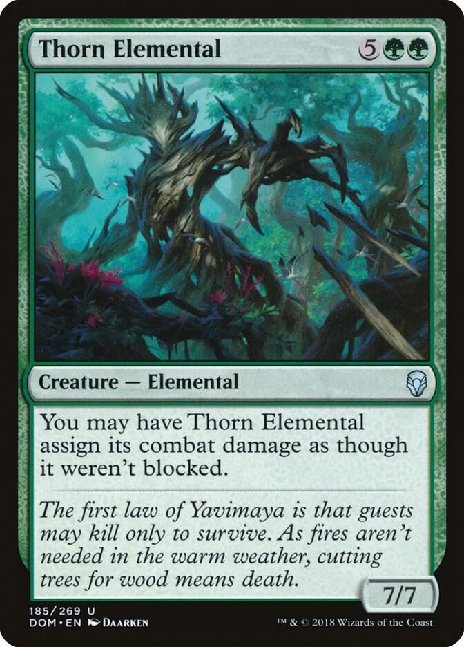 Thorn Elemental [Dominaria] 185