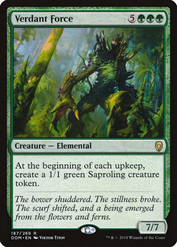 Verdant Force [Dominaria] 187