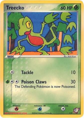 Treecko - 1/5 [Kids WB Promos] 001/005
