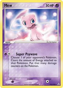 Mew - 111/110 (Non-Holo DVD Promo) [Miscellaneous Cards & Products] 111/110