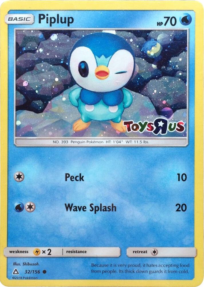 Piplup - 32/156 (Toys R Us) [Miscellaneous Cards & Products] 032/156