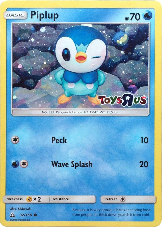 Piplup - 32/156 (Toys R Us) [Miscellaneous Cards & Products] 032/156