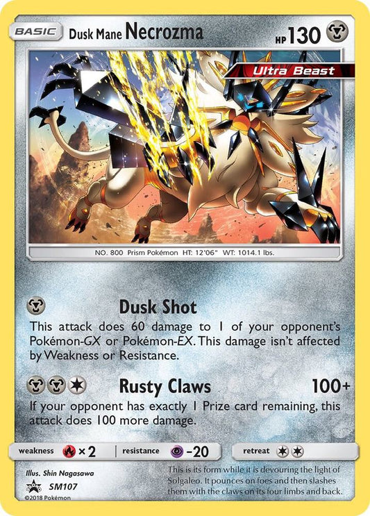 Dusk Mane Necrozma - SM107 [SM Promos] SM107