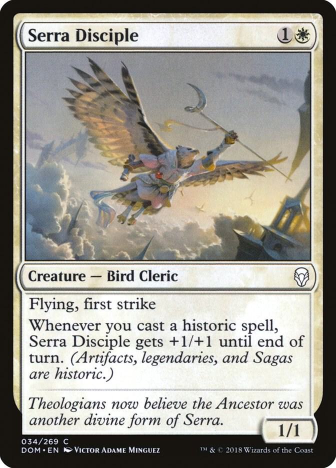 Serra Disciple [Dominaria] 34