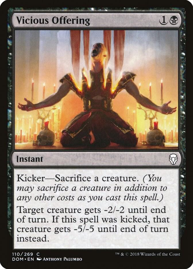 Vicious Offering [Dominaria] 110