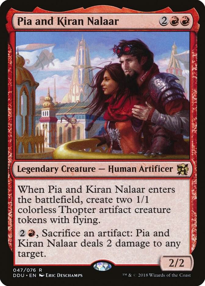 Pia and Kiran Nalaar [Duel Decks: Elves vs. Inventors] 47