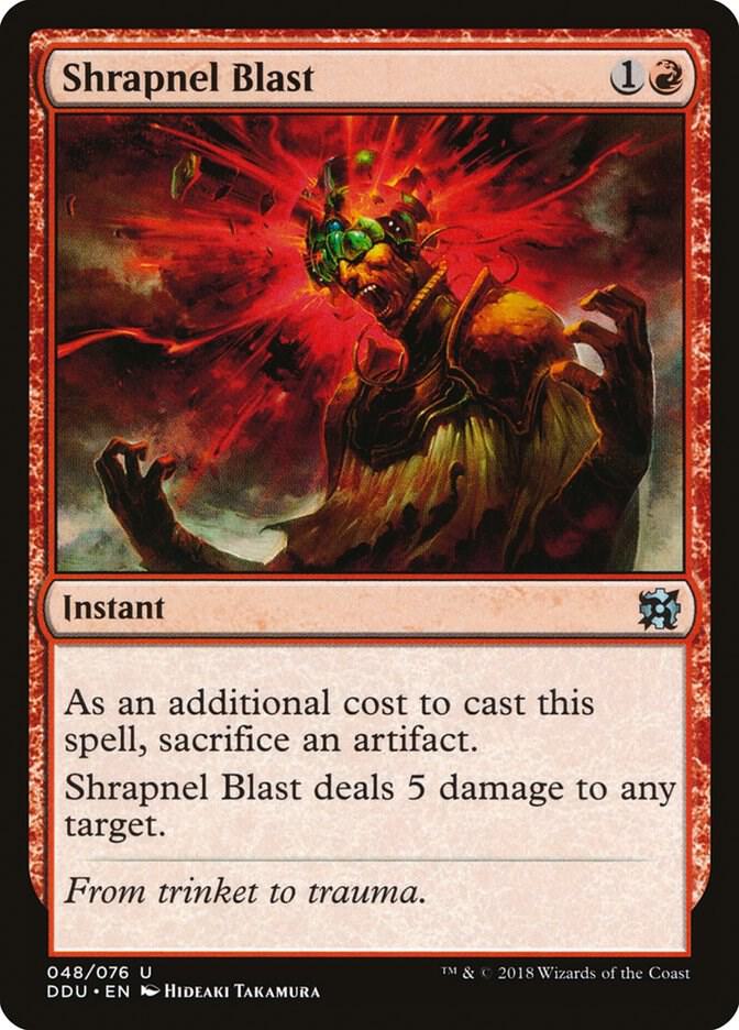 Shrapnel Blast [Duel Decks: Elves vs. Inventors] 48
