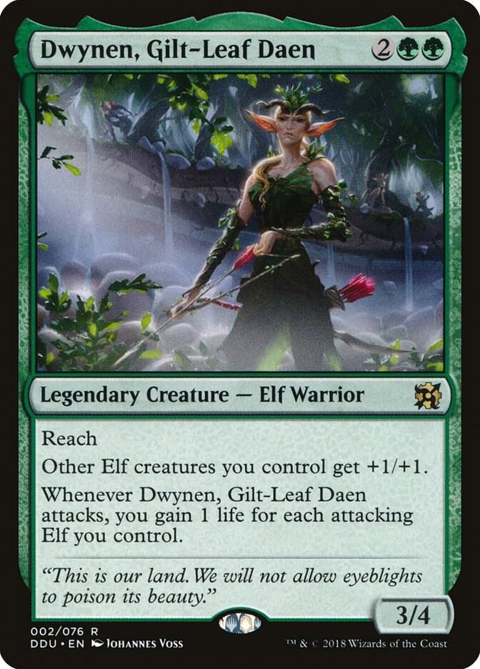 Dwynen, Gilt-Leaf Daen [Duel Decks: Elves vs. Inventors] 2