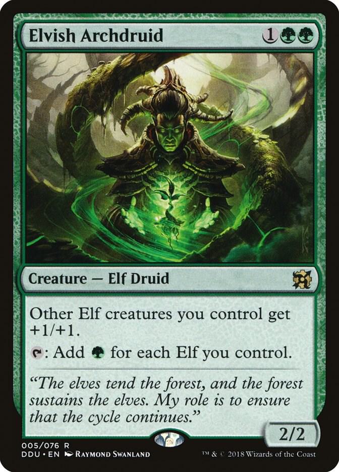 Elvish Archdruid [Duel Decks: Elves vs. Inventors] 5