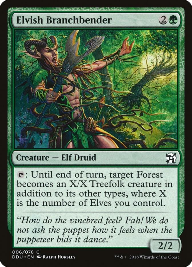 Elvish Branchbender [Duel Decks: Elves vs. Inventors] 6