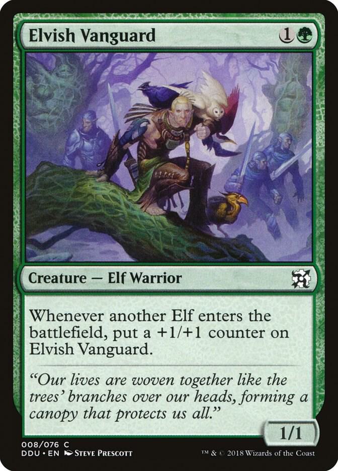 Elvish Vanguard [Duel Decks: Elves vs. Inventors] 8