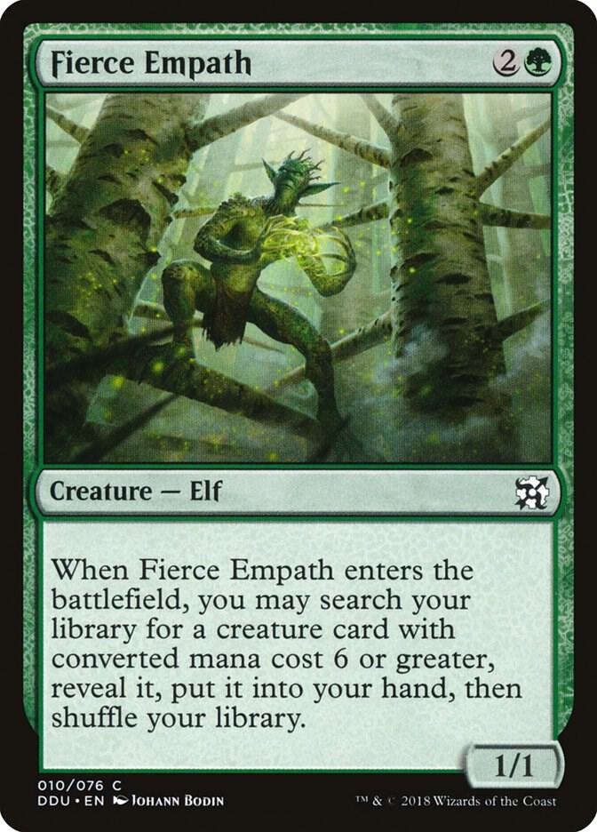 Fierce Empath [Duel Decks: Elves vs. Inventors] 10