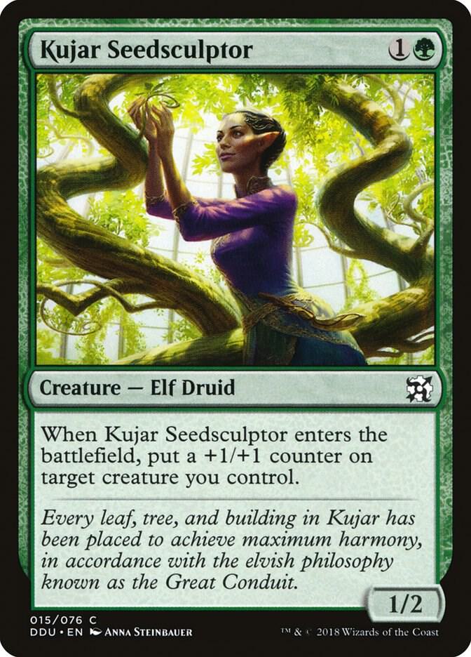 Kujar Seedsculptor [Duel Decks: Elves vs. Inventors] 15