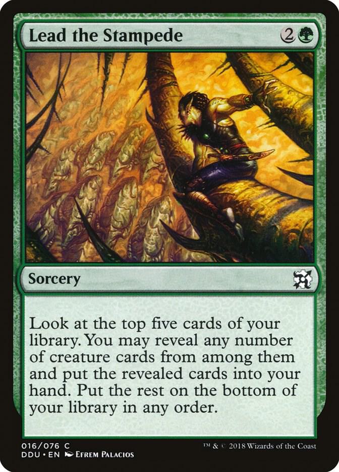 Lead the Stampede [Duel Decks: Elves vs. Inventors] 16