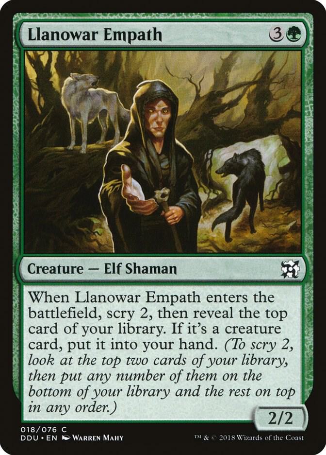 Llanowar Empath [Duel Decks: Elves vs. Inventors] 18