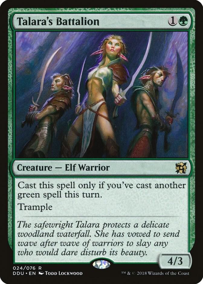 Talara's Battalion [Duel Decks: Elves vs. Inventors] 24