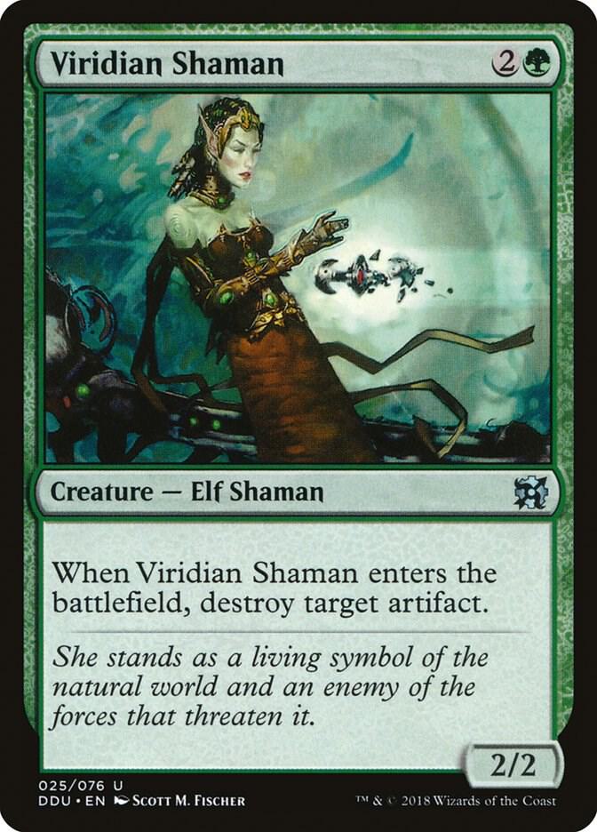 Viridian Shaman [Duel Decks: Elves vs. Inventors] 25