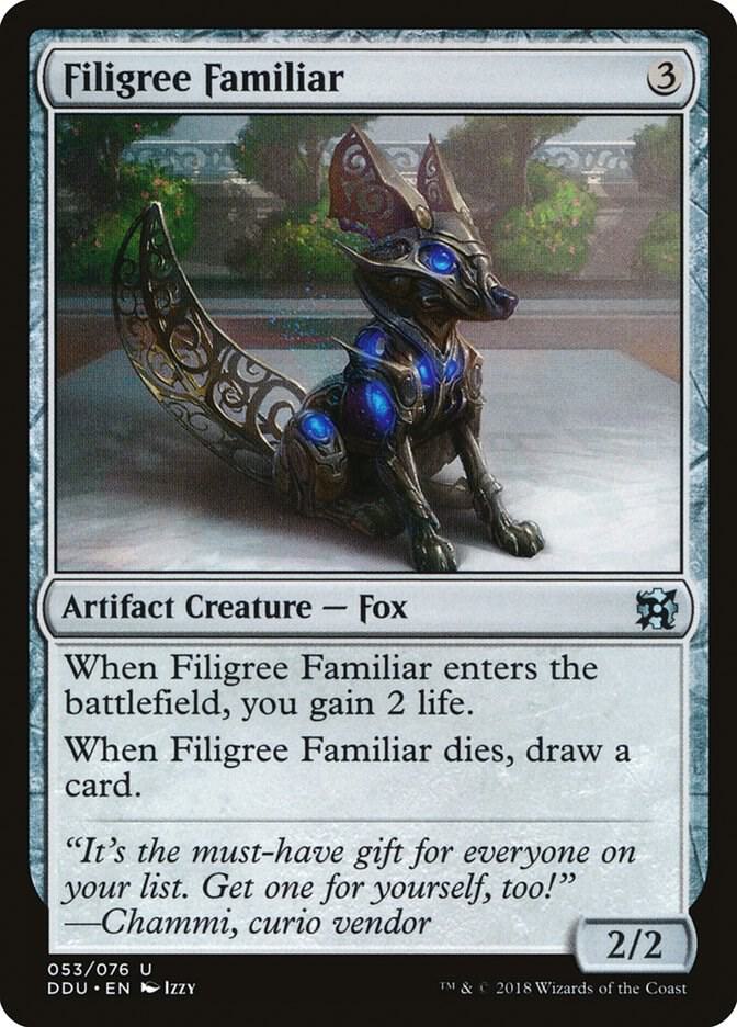 Filigree Familiar [Duel Decks: Elves vs. Inventors] 53