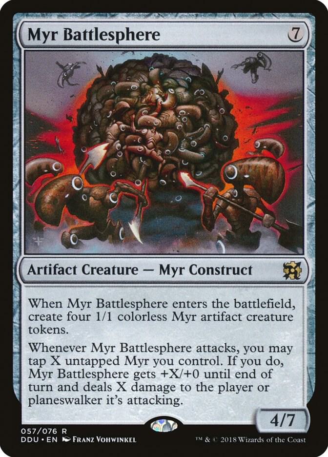 Myr Battlesphere [Duel Decks: Elves vs. Inventors] 57