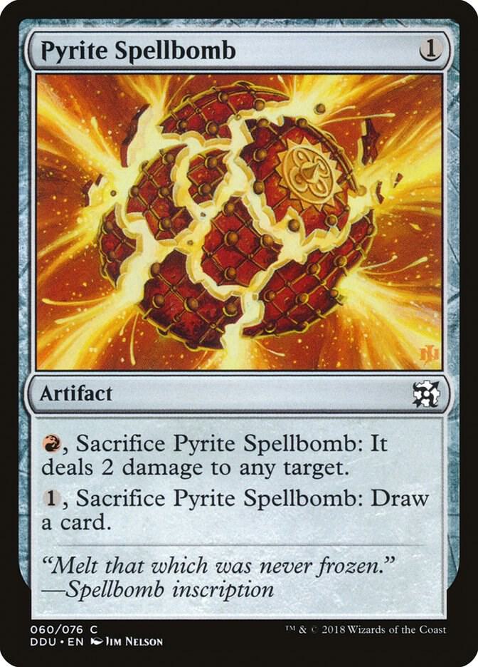 Pyrite Spellbomb [Duel Decks: Elves vs. Inventors] 60