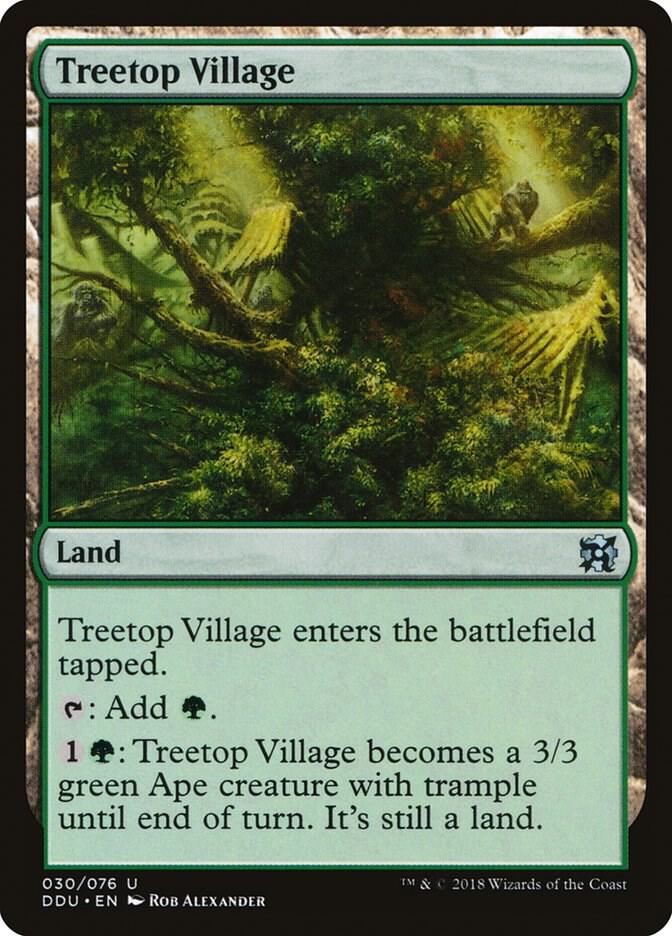 Treetop Village [Duel Decks: Elves vs. Inventors] 30