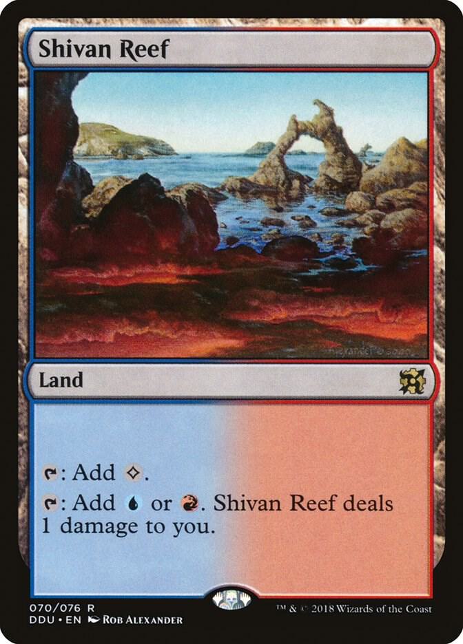 Shivan Reef [Duel Decks: Elves vs. Inventors] 70