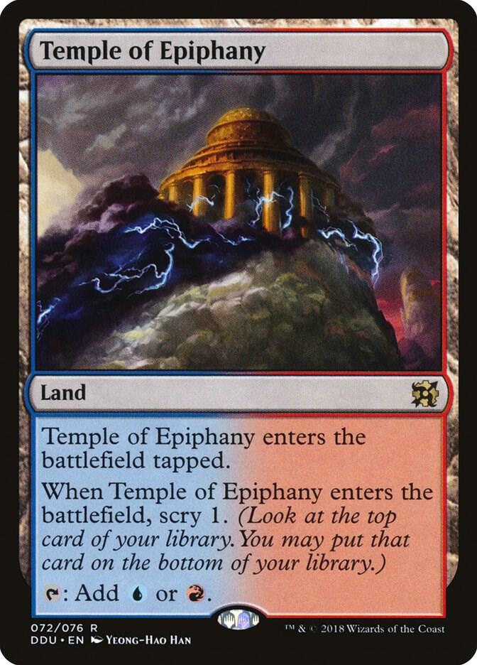 Temple of Epiphany [Duel Decks: Elves vs. Inventors] 72